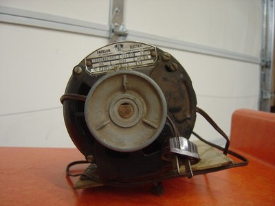 Vintage Emerson Electric Motor w/Pulley, 1/4 HP, Works