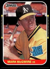 1987 Donruss / Mark McGwire RATED ROOKIE