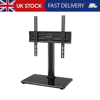 PERLEGEAR Universal Swivel TV Stand for 24-60 inch TVs up to 45kg, Height Adjust