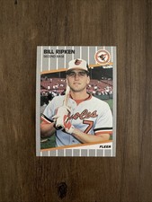 1989 Fleer - Billy Ripken #616 Black Box on Bat Knob ~ C