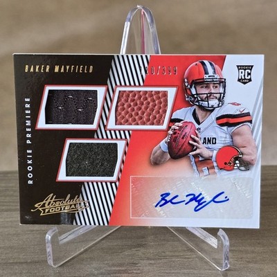2018 Panini Absolute - Rookie Premiere Material Autos /399 Baker Mayfield (RC)