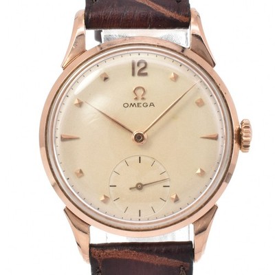OMEGA vintage Cal.26.5T3 Small second Ivory Dial Hand Winding Men's Y#146232