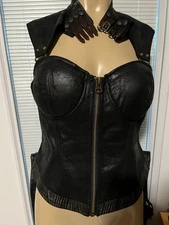 Punk Rave Brand Corset Top With Adjustable Lacing In Back