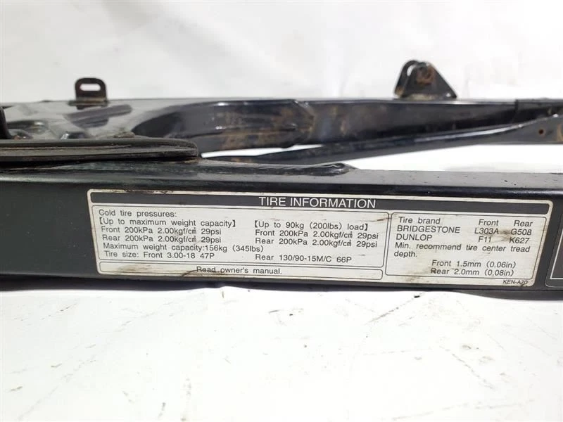 Rear Swingarm 52200-KR3-316ZA OEM 2007 Honda Rebel 250 - Image 4 of 4