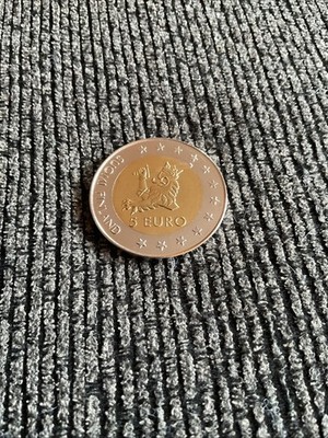 Collectible Junk Drawer Coin Lot 1996 $5 EURO FINLAND