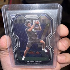 2020 Panini Prizm Trevon Diggs #335 RC Rookie Card Dallas Cowboys NM/MT. rookie card picture