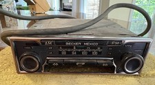 Becker Mexico Cassette Am Fm Radio Stereo For Mercedes Model 485