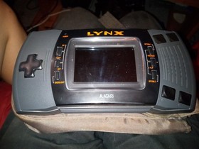 Atari Lynx Handheld System Gray/Black w/ Backlight & Carry Case (1989)