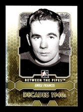 605. error card, miscut . #172 emile francis 2013 itg between the pipes .PWE