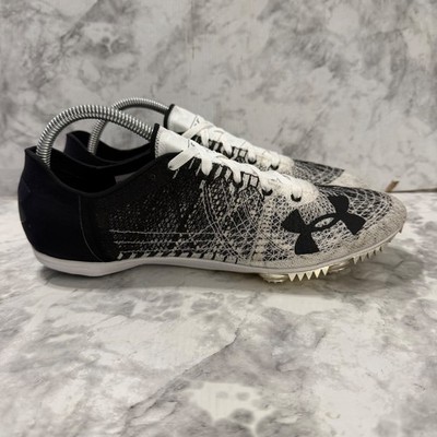 Under Armour SpeedForm Miler 2 Pro Mens White 9.5 Grip Track Shoes Spikes