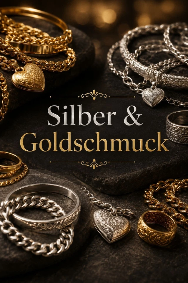 Schmuck in Gold und Silber