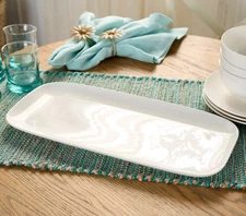 Home Reflections Rectangular Porcelain Serving Platter