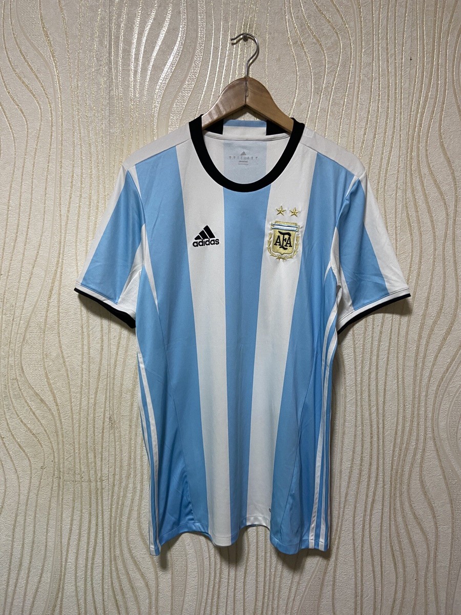 ARGENTINA 2016 2017 HOME FOOTBALL SHIRT SOCCER JERSEY ADIDAS