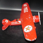 ERTL Texaco DieCast Plane Texaco Single Engine Airplane Oil & Gas Metal Toy Bank — photo 1