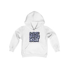 Game Day Blue Checkered Youth Heavy Blend Hooded Sweatshirt