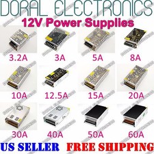 110V 220V DC 12V 10A 15A 20A 30A 40A 50A 60A 3A 5A Power Supply LED Strip Light