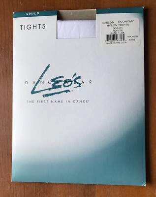 New Leo s dance tights~size 1-3x~choose color~100% nylon~little girl's~USA made~