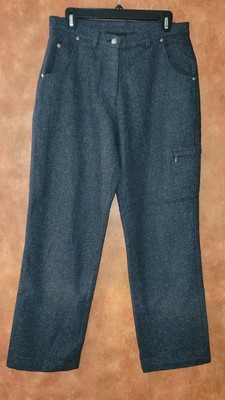 Woolwich Ladies Dark Gray Wool Pants 