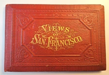 1880 VIEWS of SAN FRANCISCO souvenir foldout album images, panorama, Chinatown