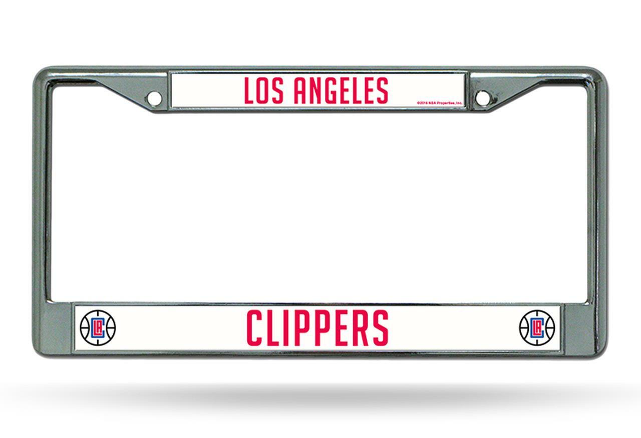 Los Angeles Clippers Chrome Metal License Frame [NEW] NBA Car Plate ...