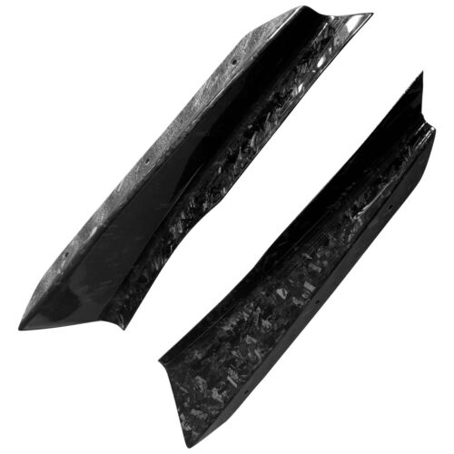 For SUBARU WRX STI 2018-2021 Front Bumper Upper Canards Splitter Vent Air Knife - Picture 4 of 10