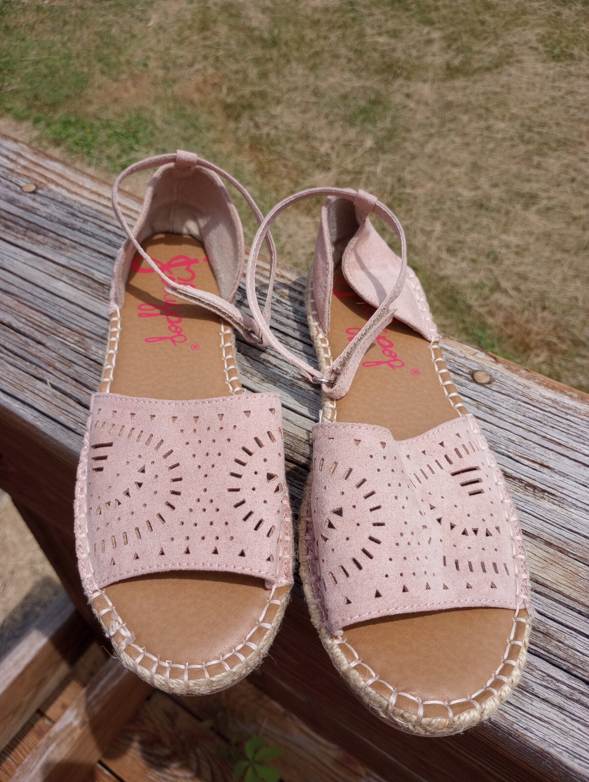 Jellypop Erica Flat Sandals Flip Flop With Ankle Str… Gem