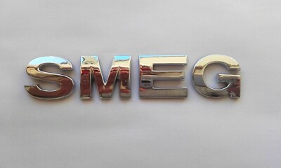 NEU 3D ERSATZ CHROM BUCHSTABEN FÜR KESSEL, KÜHLSCHRANK, TOASTER USW. RECHTSCHREIBUNG SMEG