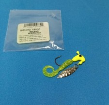 Road Runner 1653-012 Pro Series Curly Tail Jig With Hammered Spinner 1/8 oz