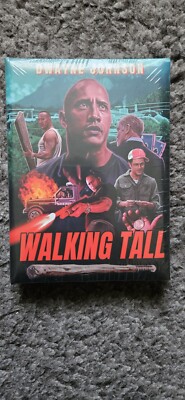 Walking Tall - Mediabook Wattiert - Cover B - Dwayne Johnson - blu ray