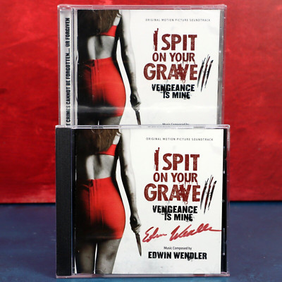 I Spit On Your Grave III Soundtrack CD Autographed Edwin Wendler 2015 Sealed