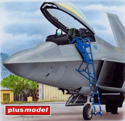 PlusModel - Ladder For F-22 Model Kit - 1:48 New Tipp Kit F22