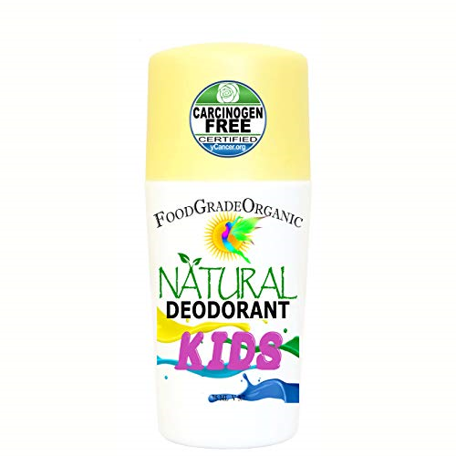 KIDS 100 Natural Organic Healthy Roll On Deodorant for Children