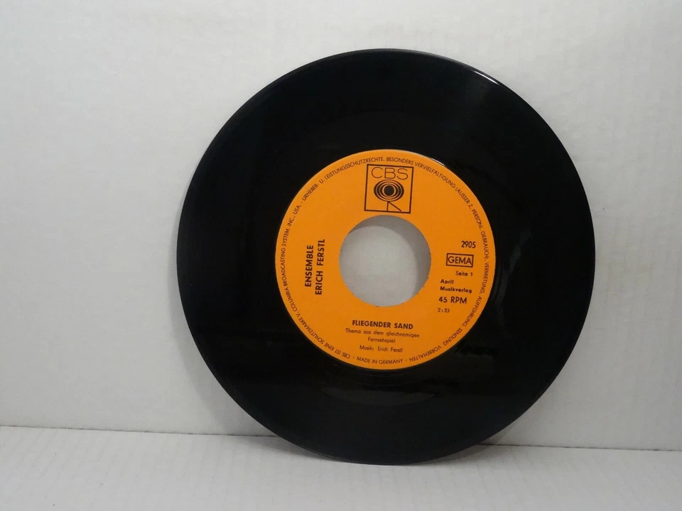 ENSEMBLE ERICH FERSTL - Fliegender Sand (TV Melodie) 👉 7"Single CBS 1967 nMint - Bild 3 von 4