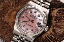Rolex Datejust 26 mm Pink Mother Of Pearl Dia...