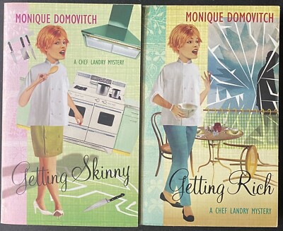 2 Monique Domovitch Books- Getting Skinny and Getting Rich