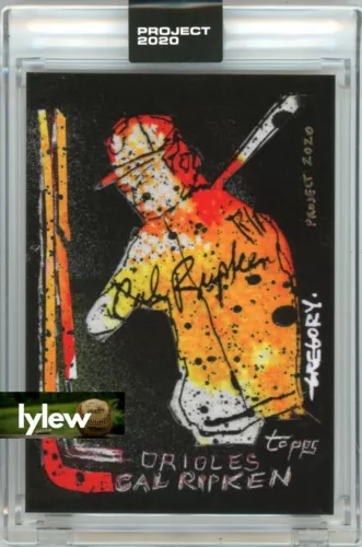 Topps Project 2020 * CAL RIPKEN JR. by Gregory Siff * Card #50 w/ box * Orioles