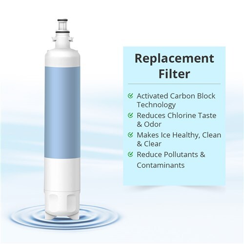 Replacement Water Filter for GE Appliance WSG-4 Refrigerators