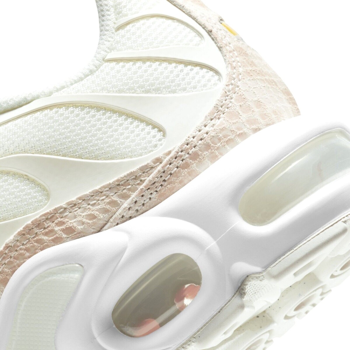 Nike Women's Air Max Plus Tunned TN Snakeskin White Beige