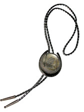 National Jamboree 1973 Staff Coin Bolo Tie  BSA