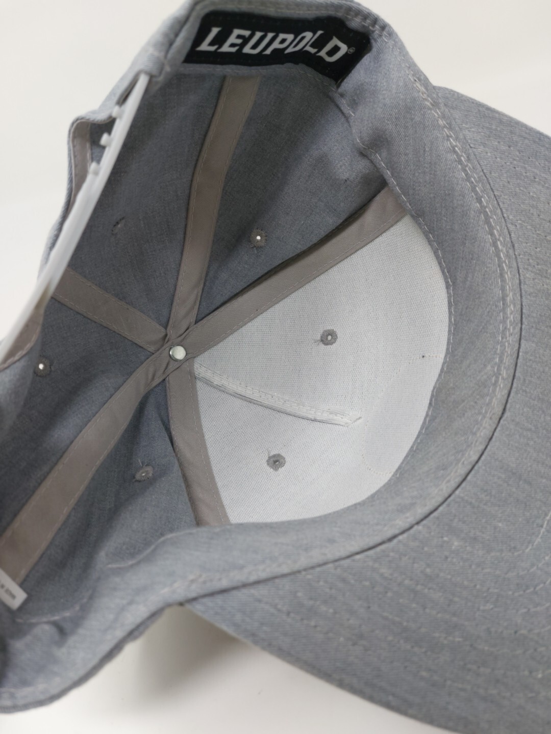 Leupold Sights Snapback Hat Adjustable Solid Gray… - image 8