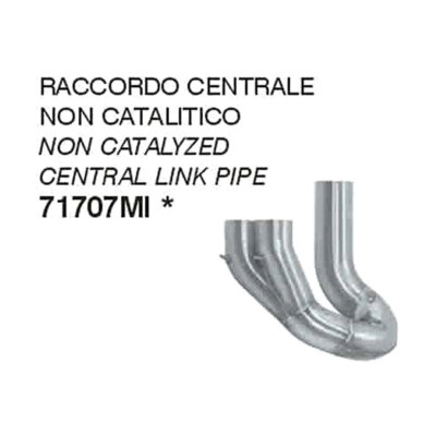 ARROW Fitting Zentral nicht katalytisch für Ducati 950 HYPERMOTARD 950 2019-2021