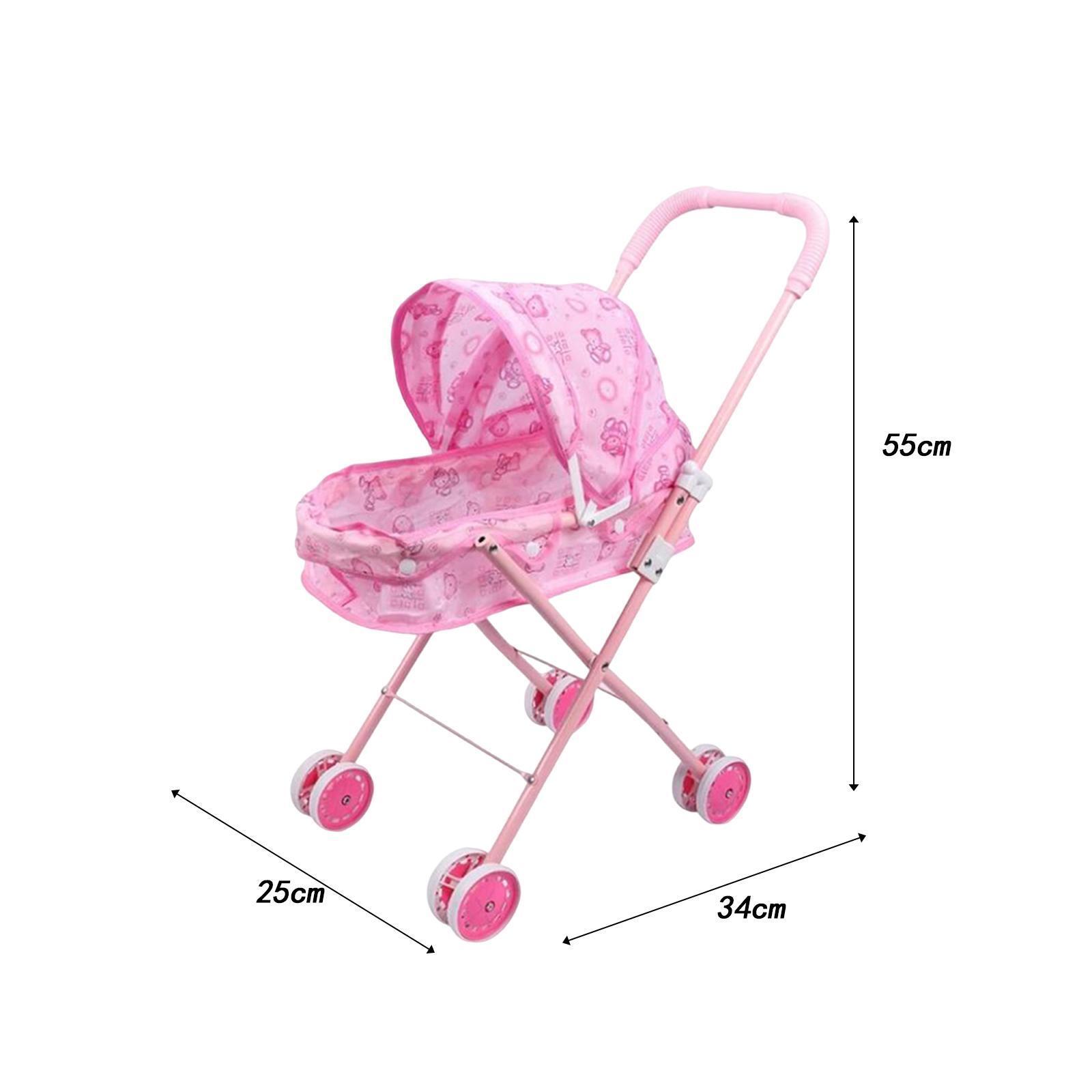 Doll Mini Pram Learning Activities Mini Pushchair for Infant Baby Boys