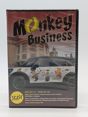 Monkey Business DVD Brand New Sealed 2013 Educational Grades 7-12 MSRP $29.95