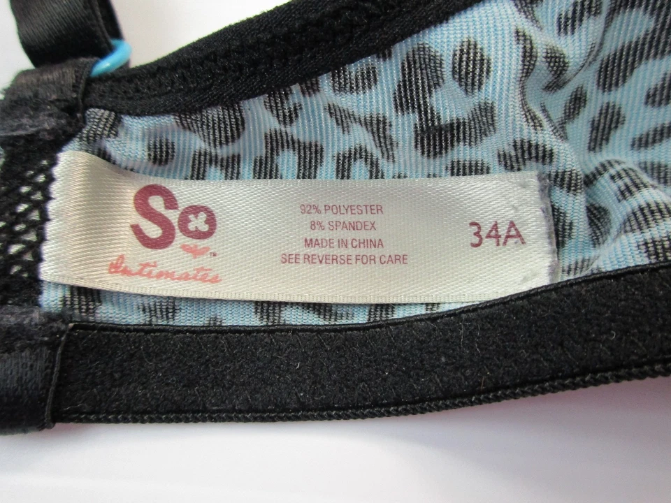 *SO* SUJETADOR MUJER DEMI ANIMAL PRINT TALLA 34A Foto 4 de 4