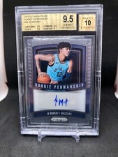 2019-20 Panini Prizm Penmanship Ja Morant ROOKIE RC AUTO #30 BGS 9.5 GEM MINT