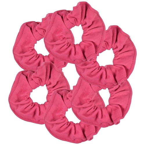 BALENCIAGA Scrunchie Hair Accessory Zip Pocket Floral Print Pink