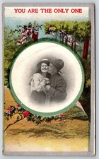 Postcard WWI You Are the Only One Holmfirth Military Card