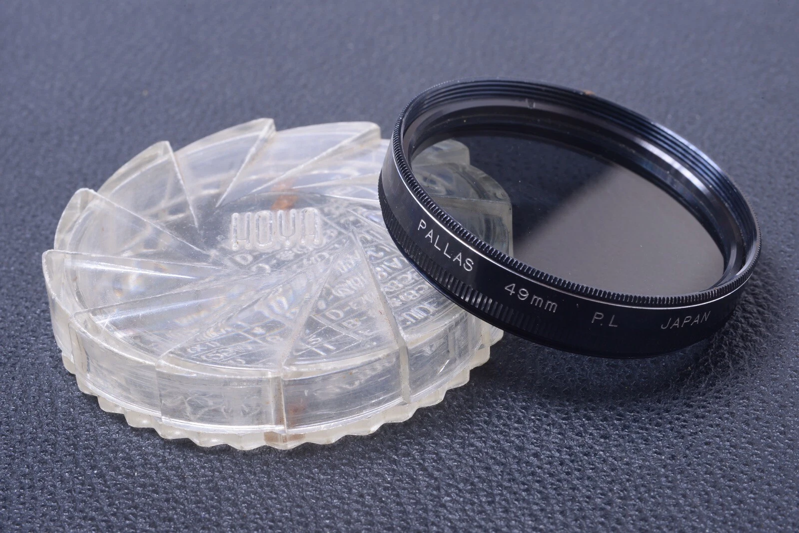 ✅ PALLAS POLARIZING 49MM FILTER GENUINE LENS OR CAMERA SCREW IN W/ KEEPER 105-1