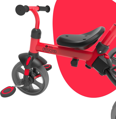 3 in 1 Toddler Trike Y Velo Flippa Push Tricycle Toddler Balance Bike with Paren - Picture 7 of 9