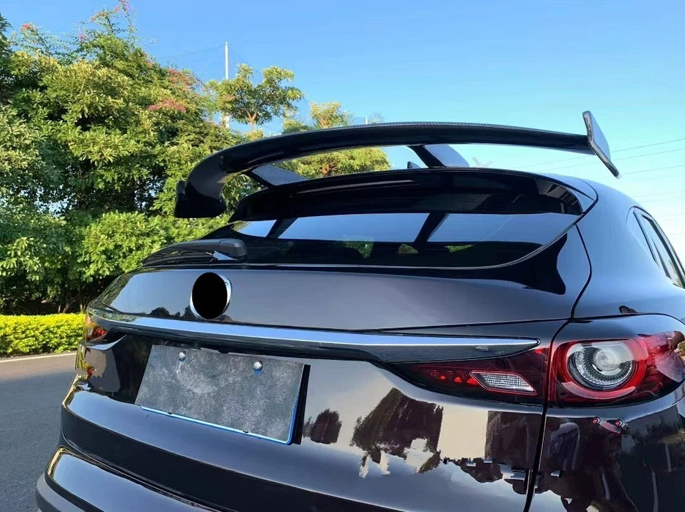 Universal Glossy Black Rear Window Roof Spoiler Lip Wing Fit For SUV Wagon Sedan Foto 3 de 4